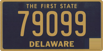 DE license plate 79099