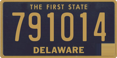 DE license plate 791014