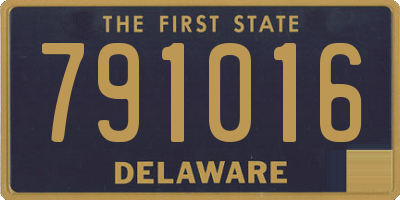 DE license plate 791016