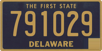 DE license plate 791029
