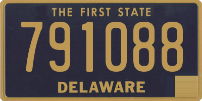 DE license plate 791088