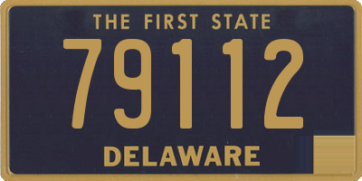 DE license plate 79112