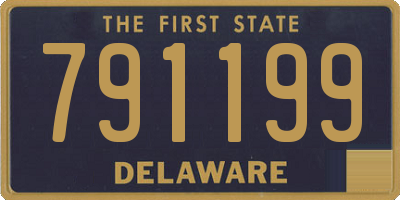 DE license plate 791199