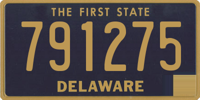 DE license plate 791275