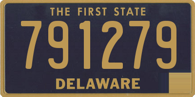 DE license plate 791279
