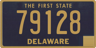 DE license plate 79128