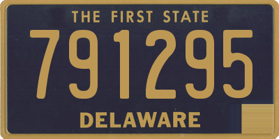 DE license plate 791295