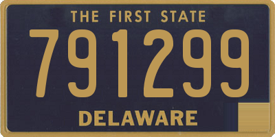 DE license plate 791299