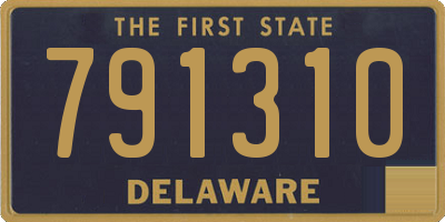 DE license plate 791310