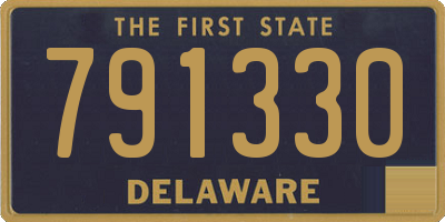 DE license plate 791330