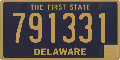 DE license plate 791331