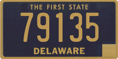DE license plate 79135