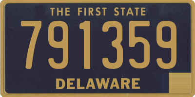 DE license plate 791359