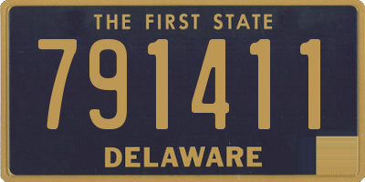 DE license plate 791411