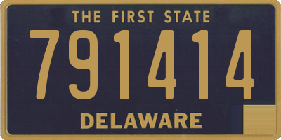DE license plate 791414