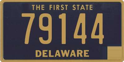 DE license plate 79144