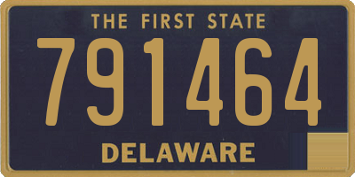 DE license plate 791464
