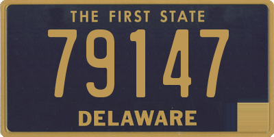 DE license plate 79147