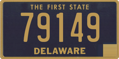 DE license plate 79149
