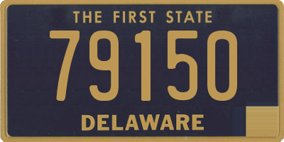 DE license plate 79150