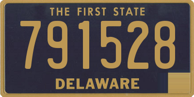 DE license plate 791528