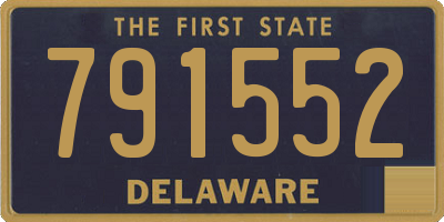 DE license plate 791552