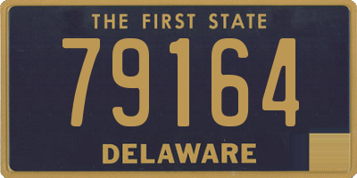 DE license plate 79164