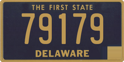 DE license plate 79179