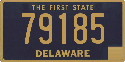 DE license plate 79185