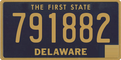 DE license plate 791882