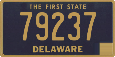 DE license plate 79237