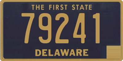 DE license plate 79241