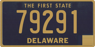 DE license plate 79291