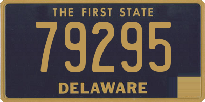 DE license plate 79295