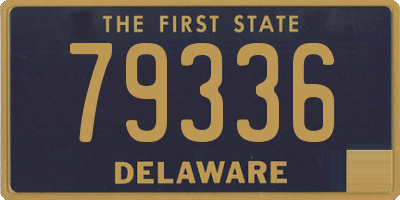 DE license plate 79336