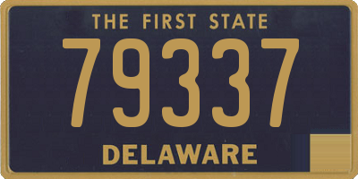 DE license plate 79337
