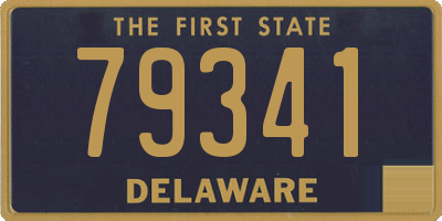 DE license plate 79341