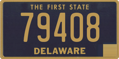 DE license plate 79408