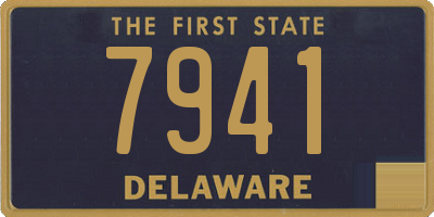 DE license plate 7941