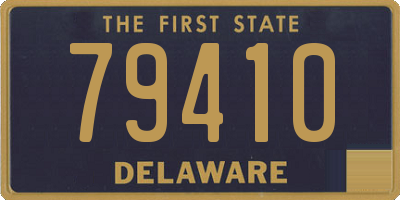 DE license plate 79410