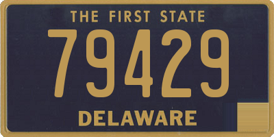 DE license plate 79429