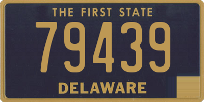 DE license plate 79439