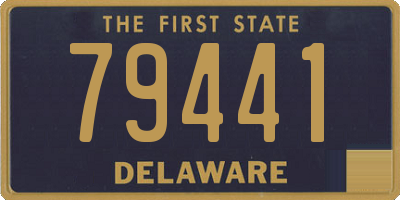 DE license plate 79441