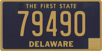 DE license plate 79490