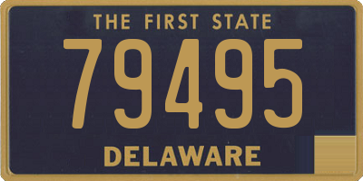 DE license plate 79495