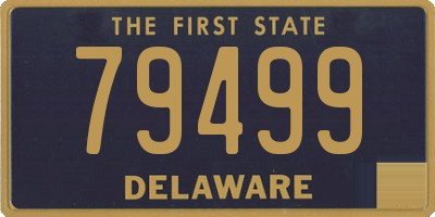 DE license plate 79499