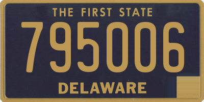 DE license plate 795006