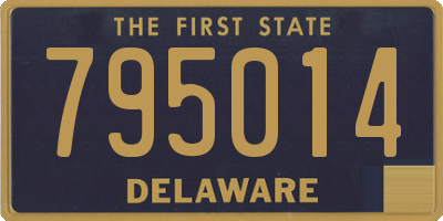 DE license plate 795014