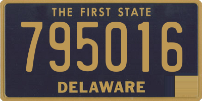 DE license plate 795016