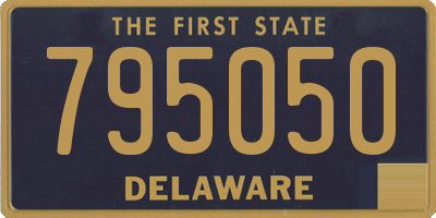 DE license plate 795050